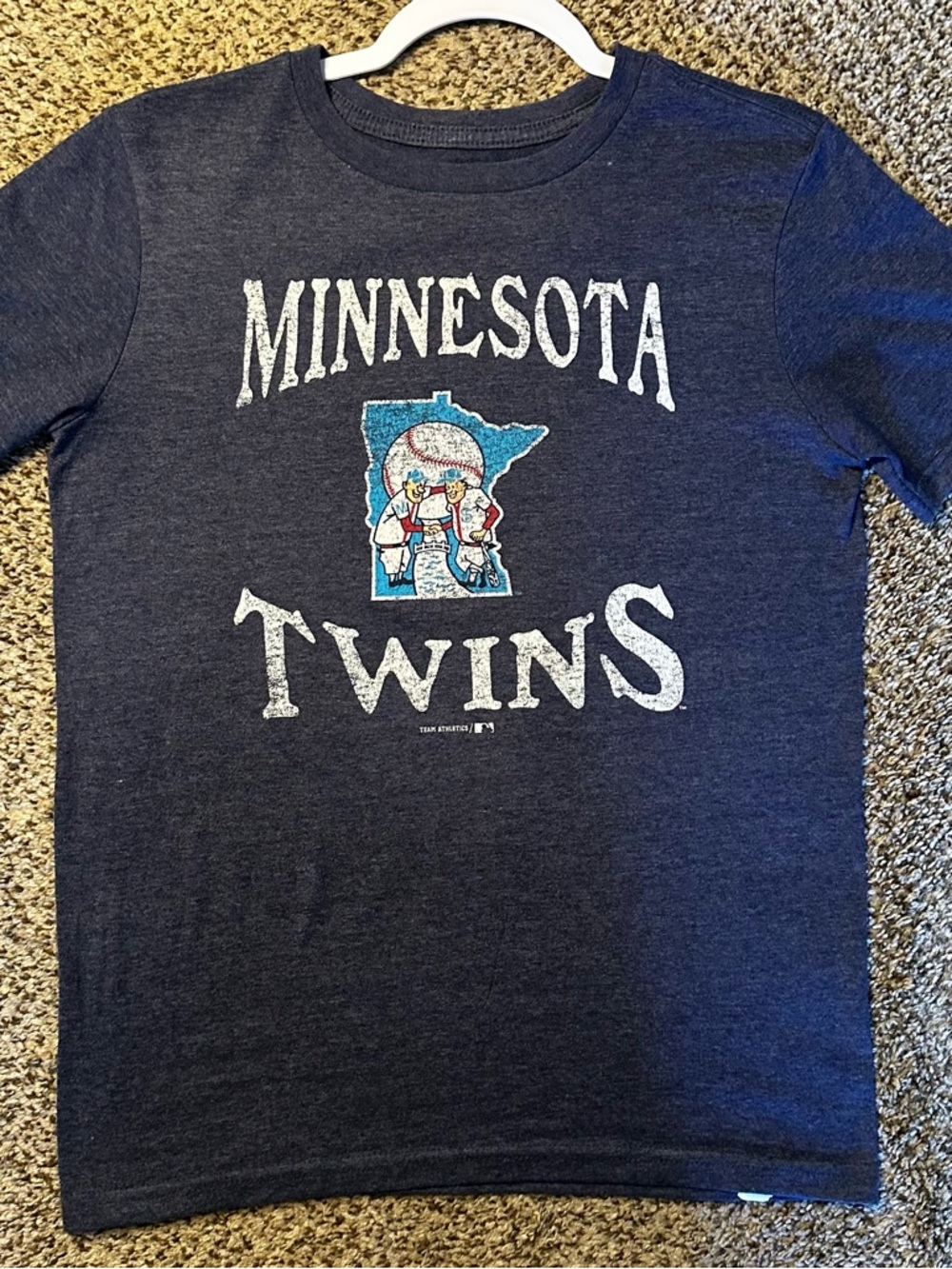 Minnesota Twins Kids Navy Graphic Tee